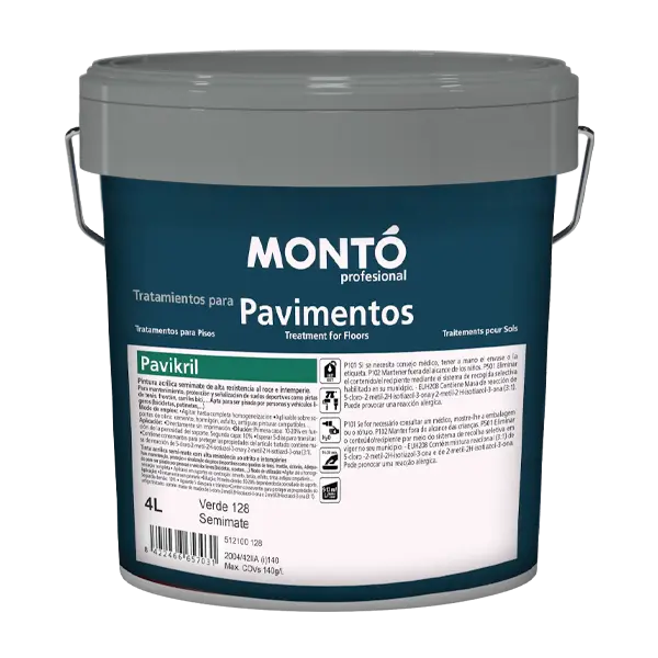 Pavikril – Pintura para Suelos Deportivos – 4LT