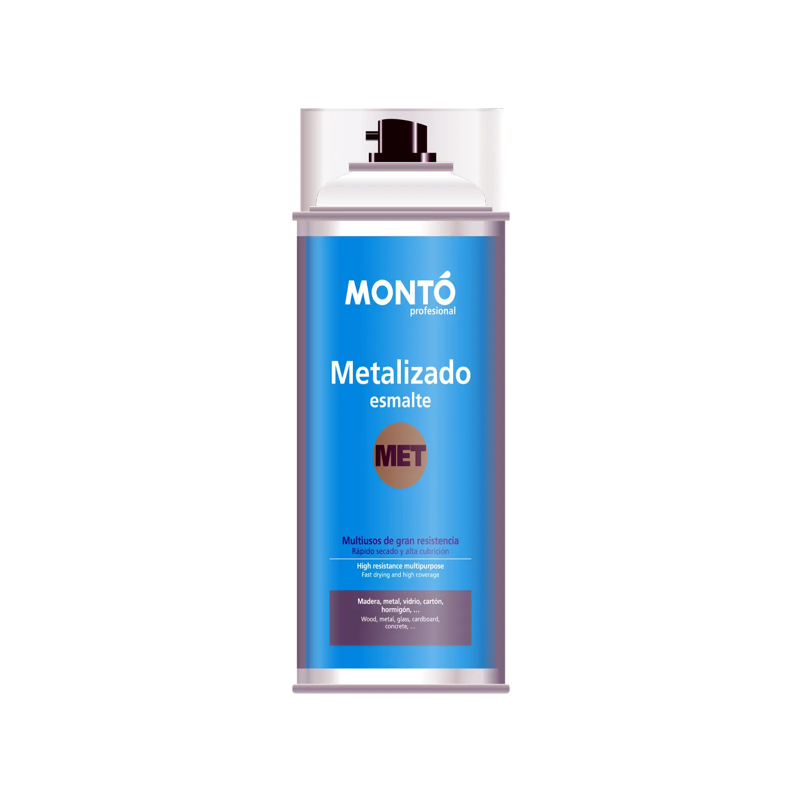 Monto Spray Acabado Metalizado – Plata – 400ML